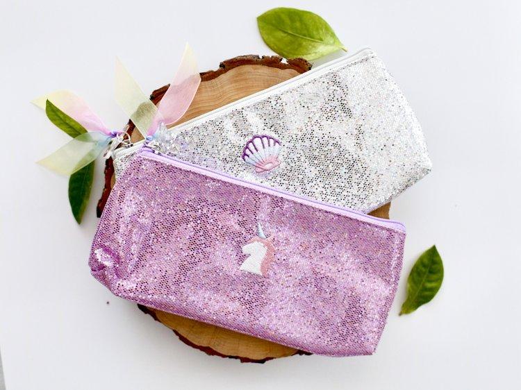 Glitter Makeup Bags